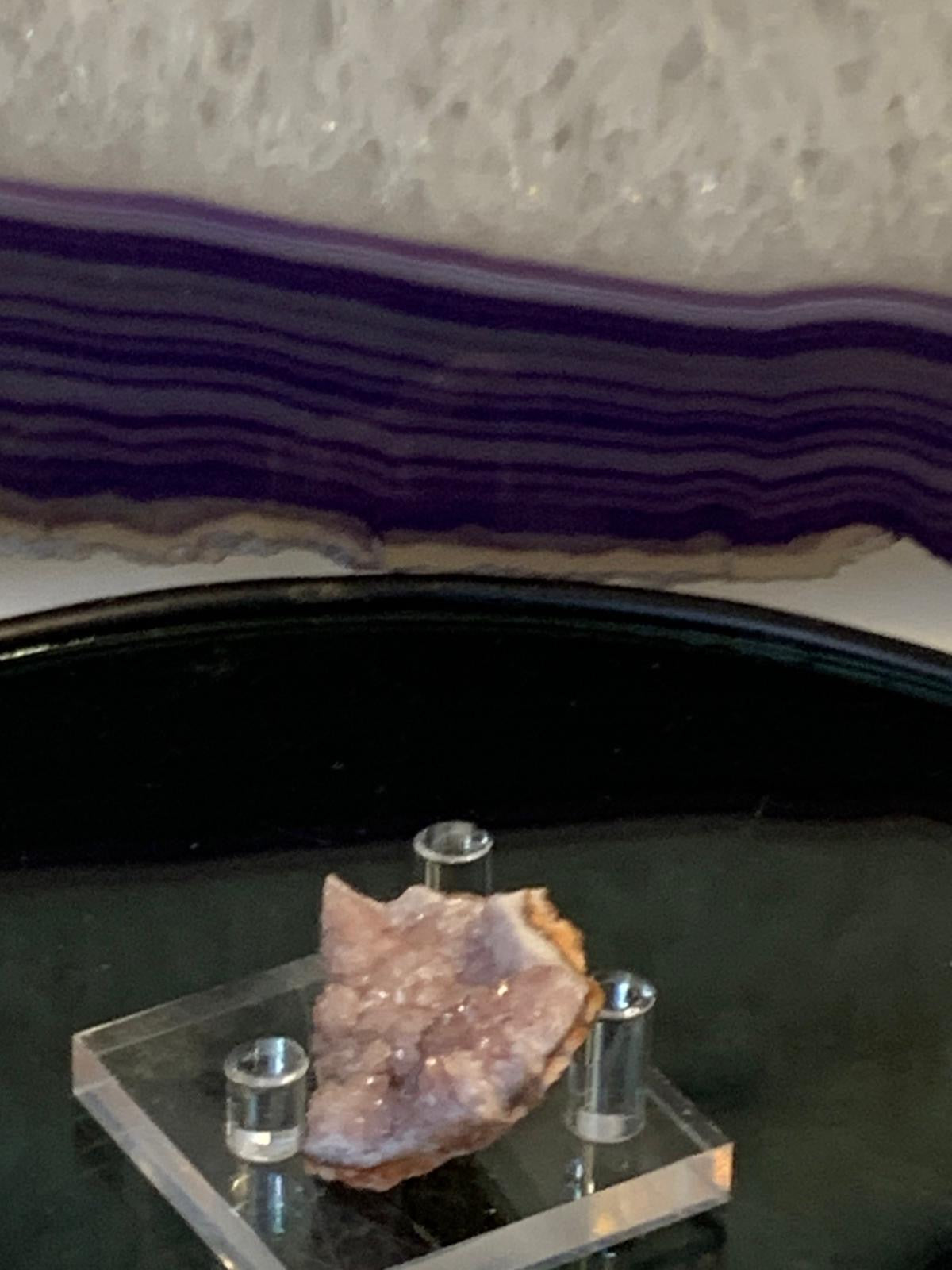 Pinkamethyst Rohstück klein