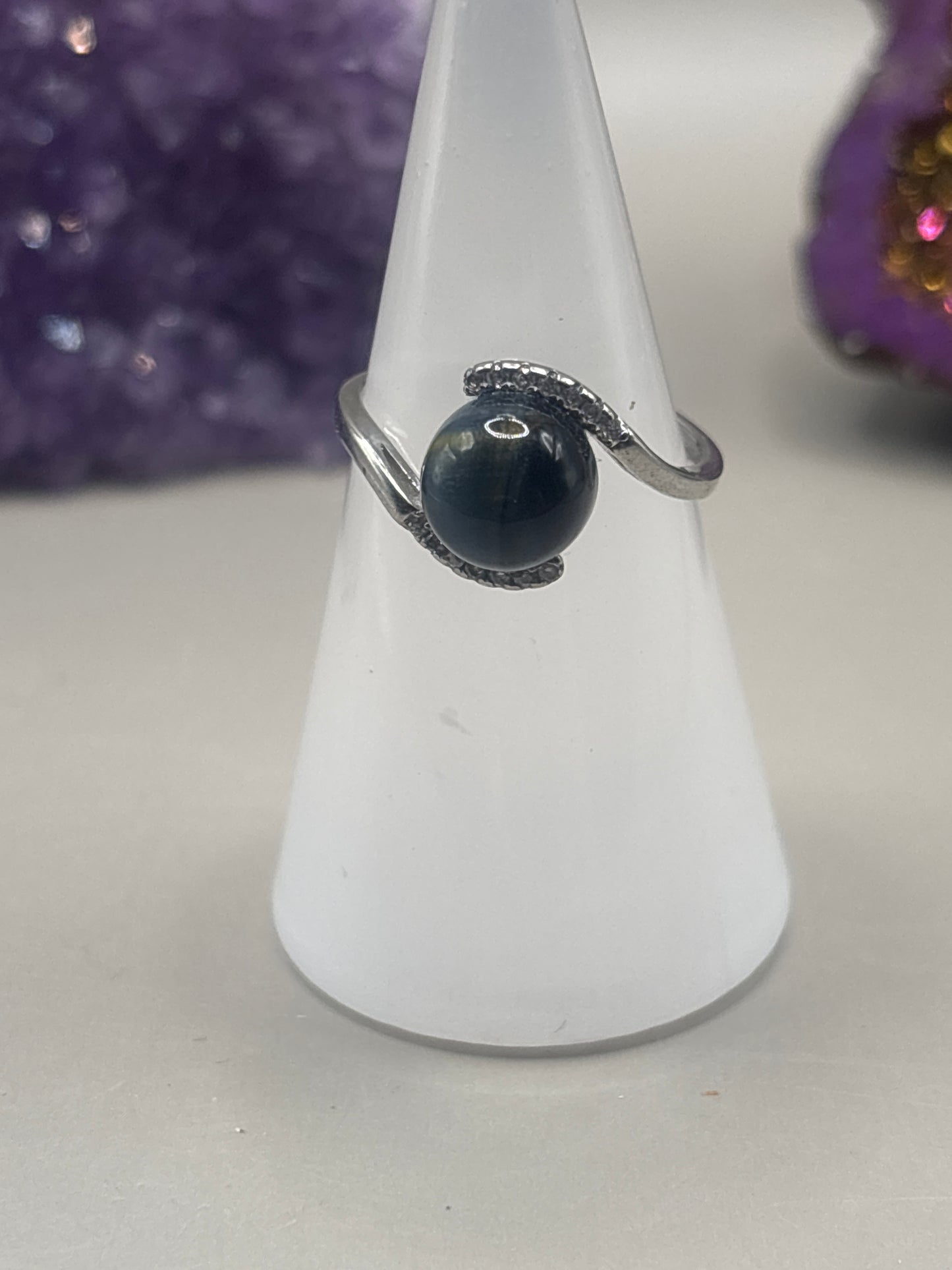 Blaues Tigerauge Ring