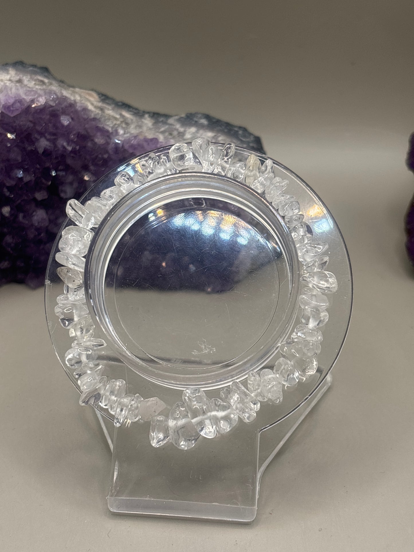 Bergkristall Splitterarmband