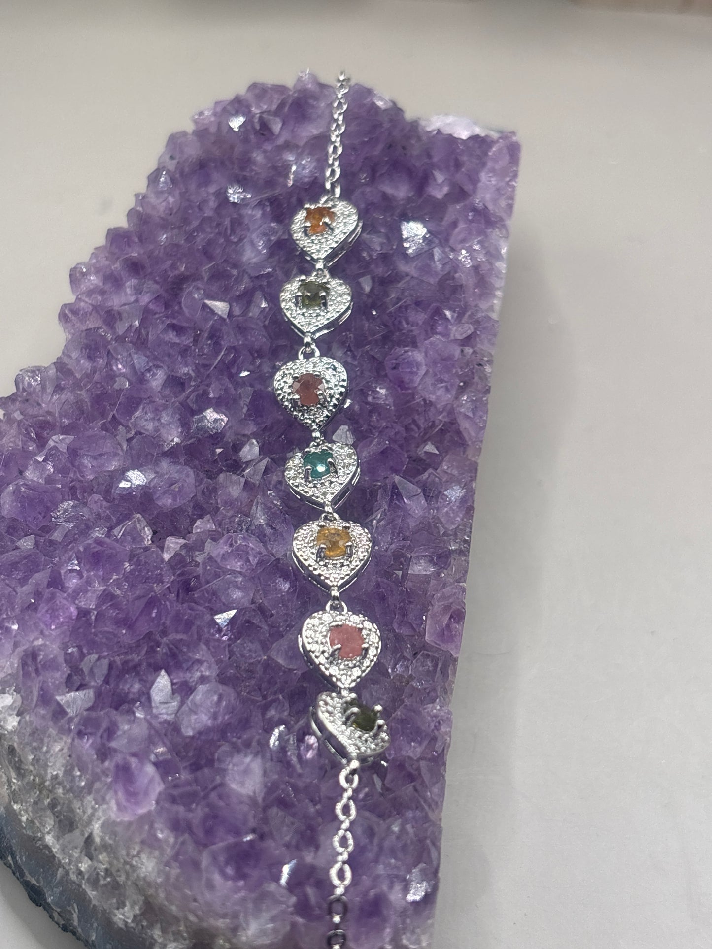 Bunter Turmalin Herzen Armand