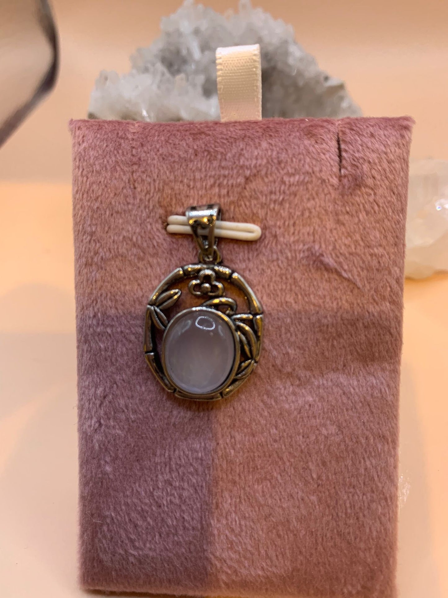 Mondstein Vintage Anhänger