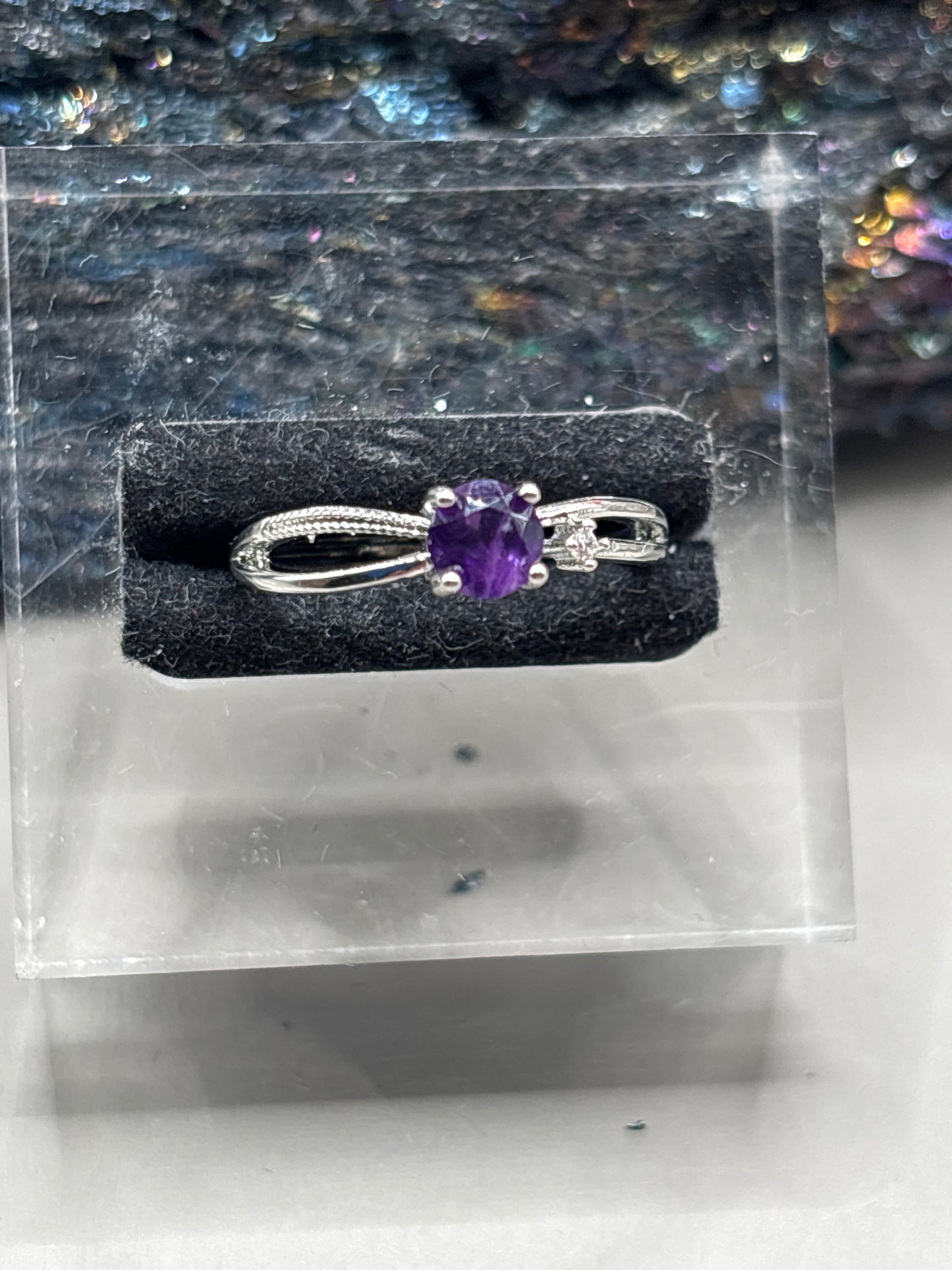 Amethyst schlicht Ring