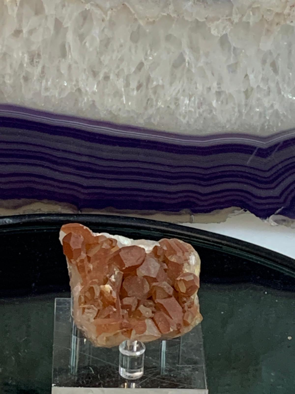 Tangerine Quarz Stufen