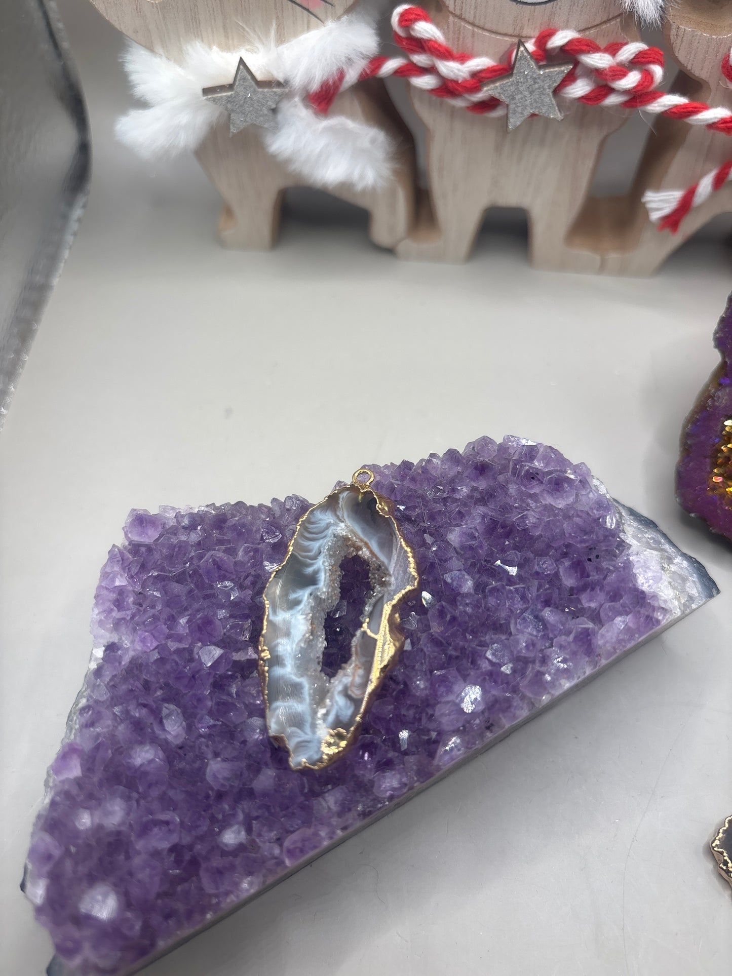 Achatgeoden Anhänger