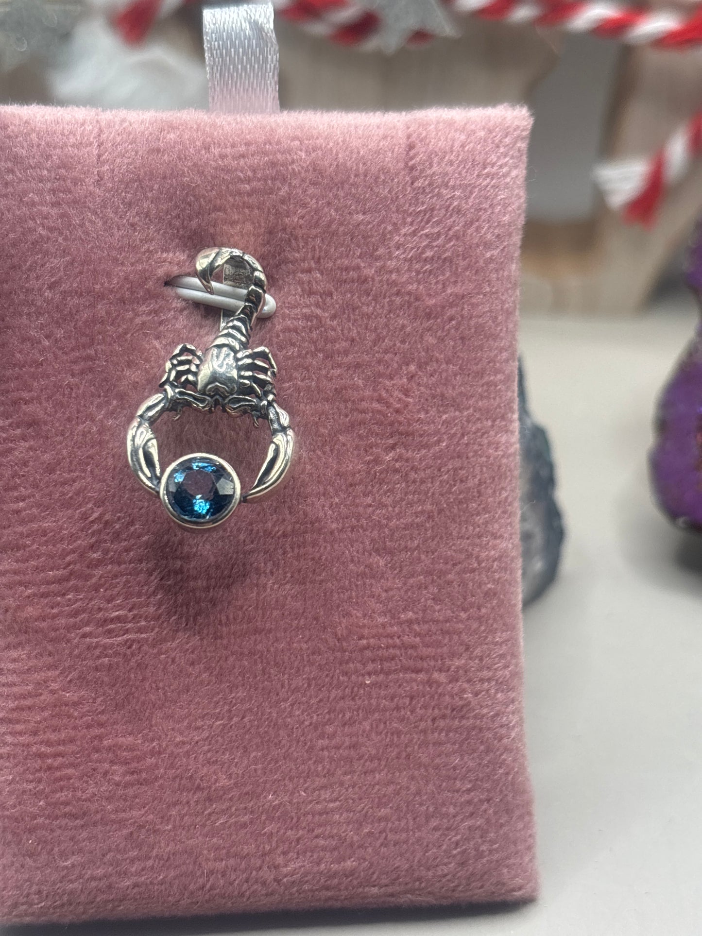 Londonblue Topas Skorpion Anhänger