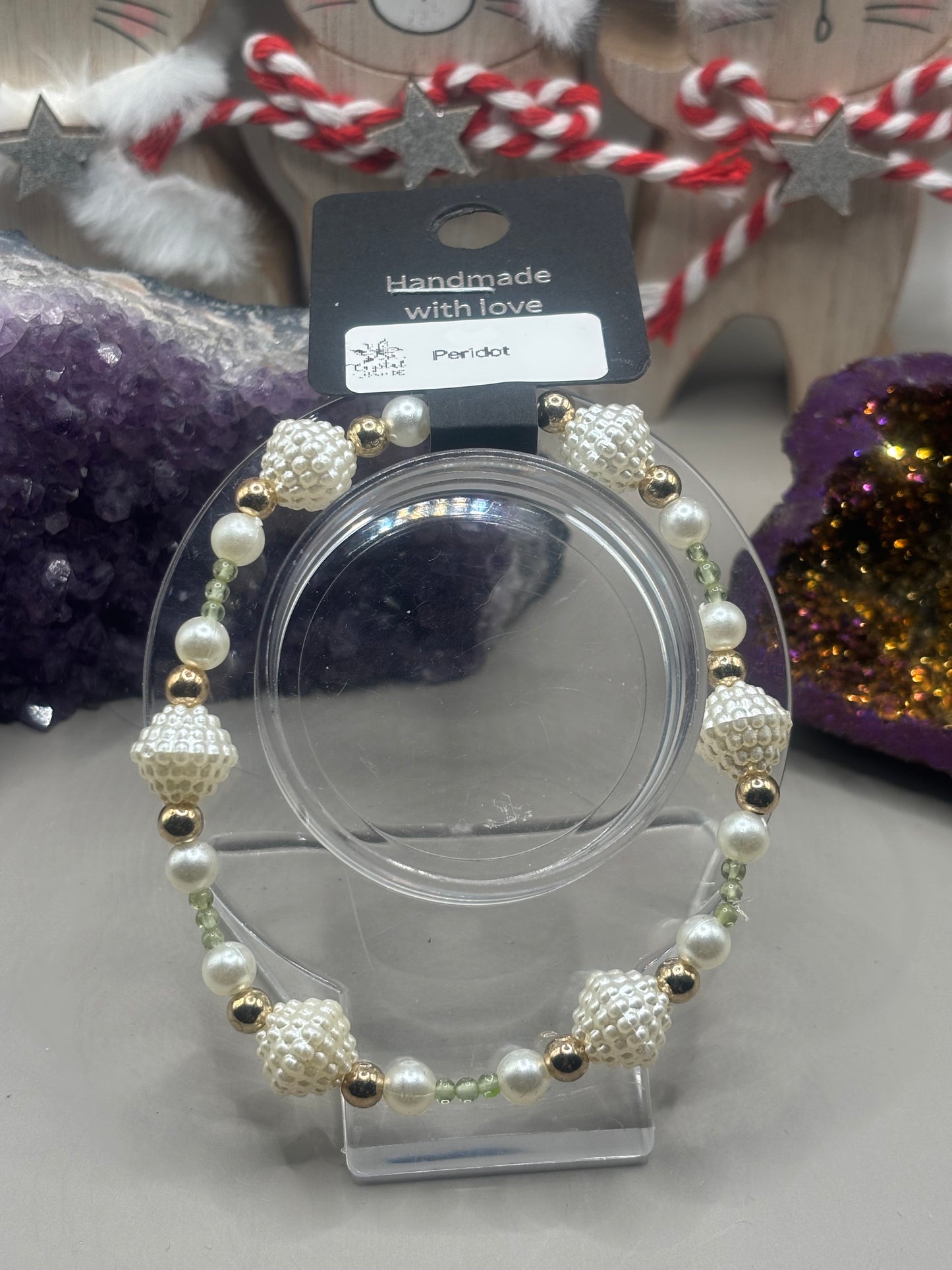 Peridot Armband Handmade