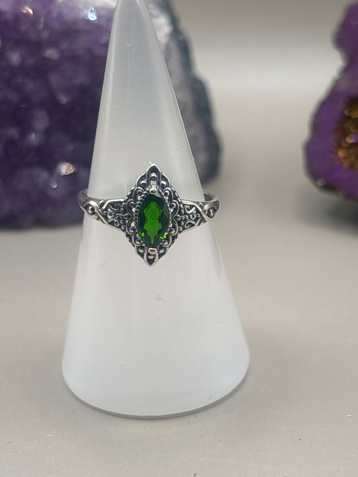 Diopsid Vintagedesing Ring