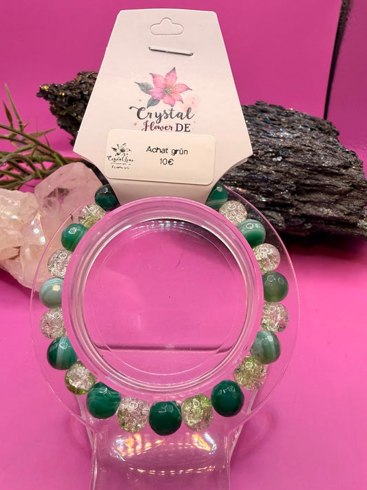 Grüner Achat Handmade Armband