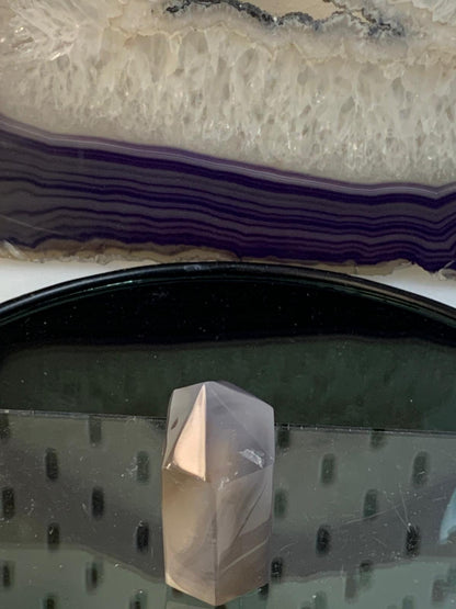 Achat Turm mit Druse