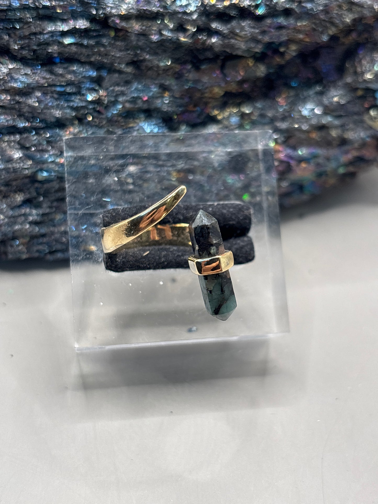 Smaragd Ring als Doublepoint