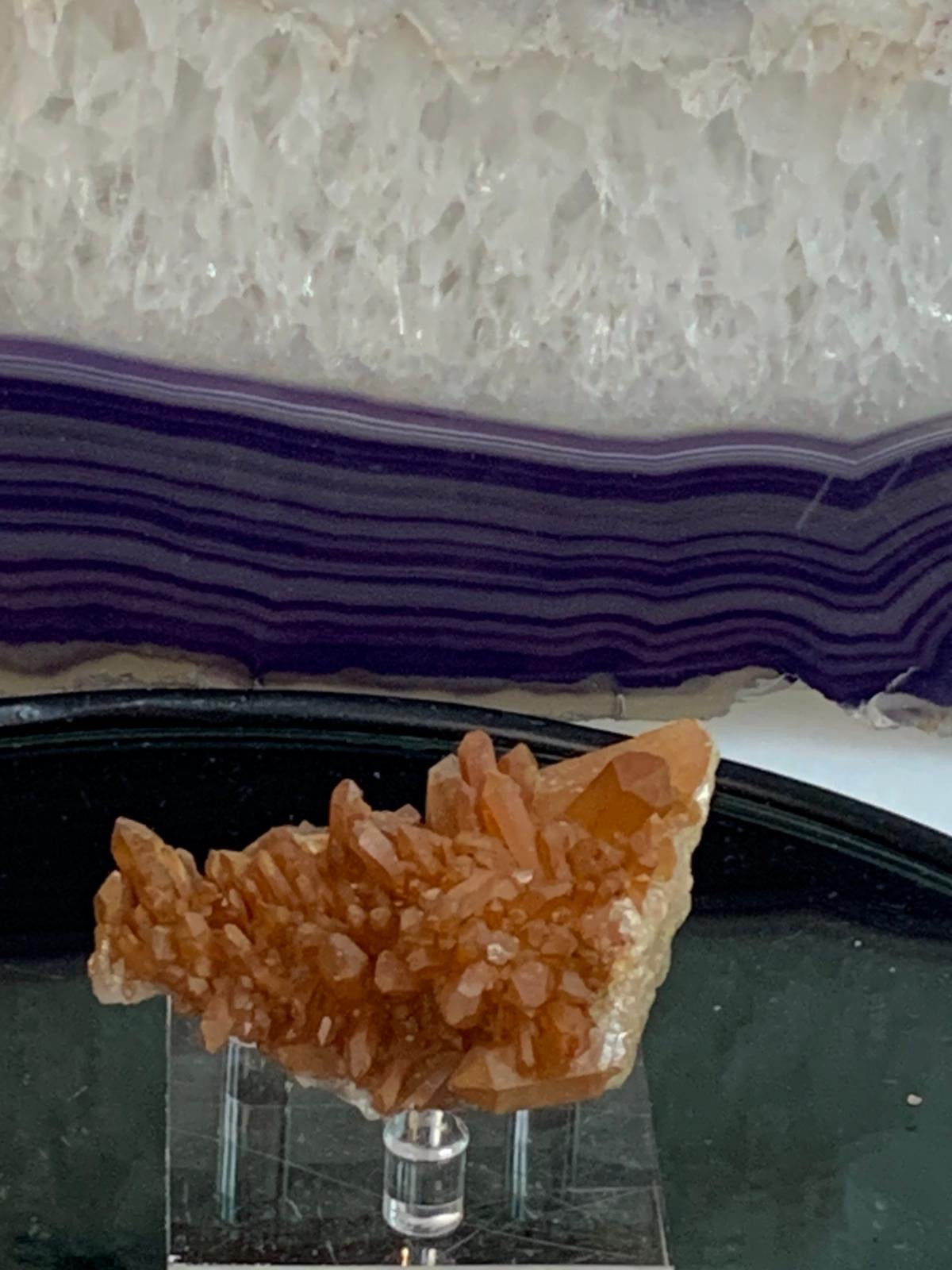 Tangerine Quarz Stufen