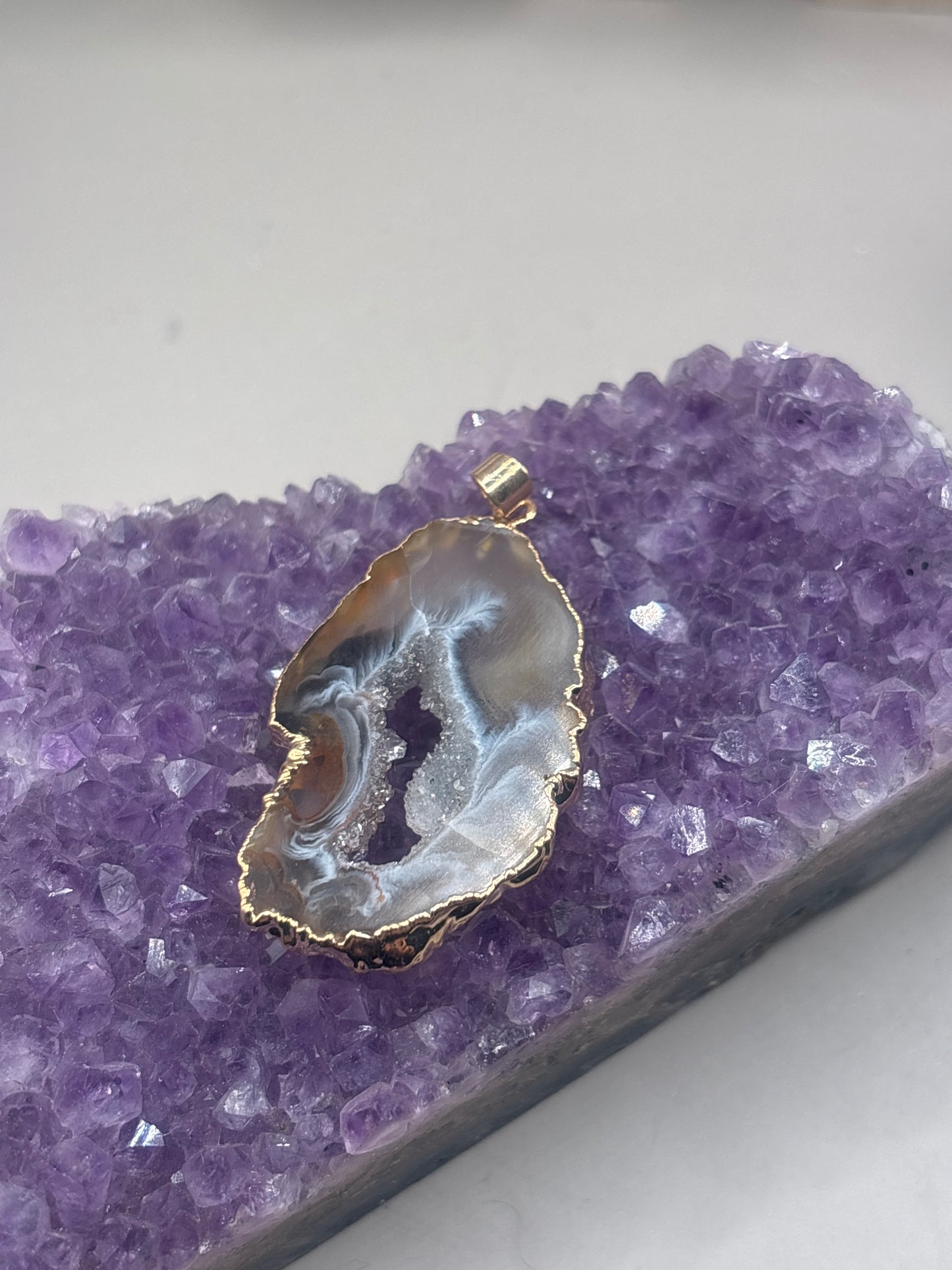 Achatgeoden Anhänger