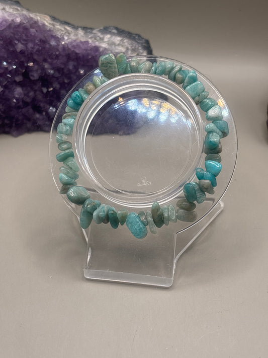 Amazonit Splitterarmband