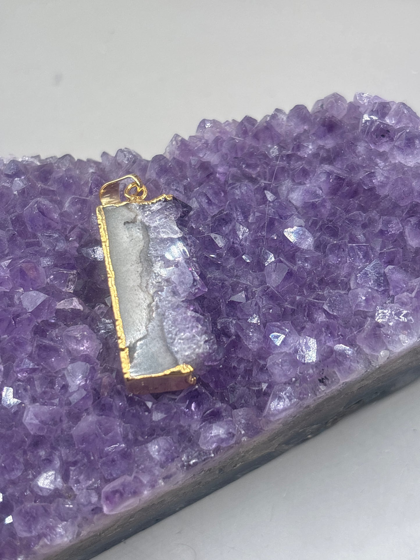 Amethyst Rohstein Anhänger