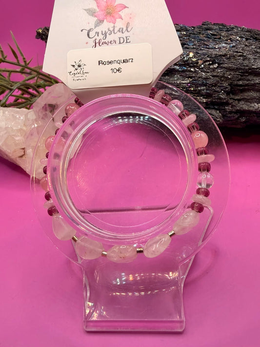 Rosenquarz Handmade Armband