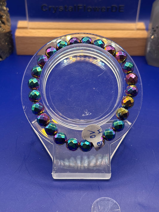 Hämatit facettiert bunt H10