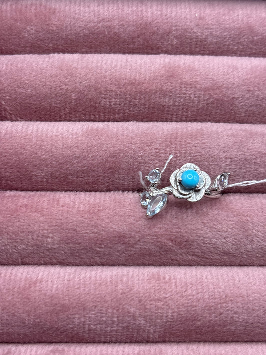 Türkis und Aquamarin