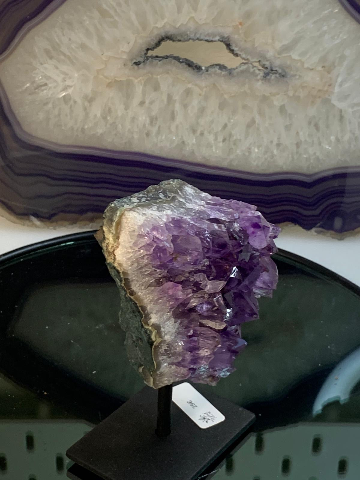 Amethyst aus stand Groß