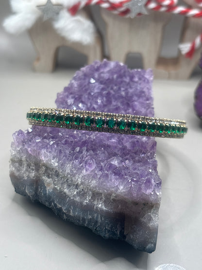 Moissanit Armband im Tennisdesign