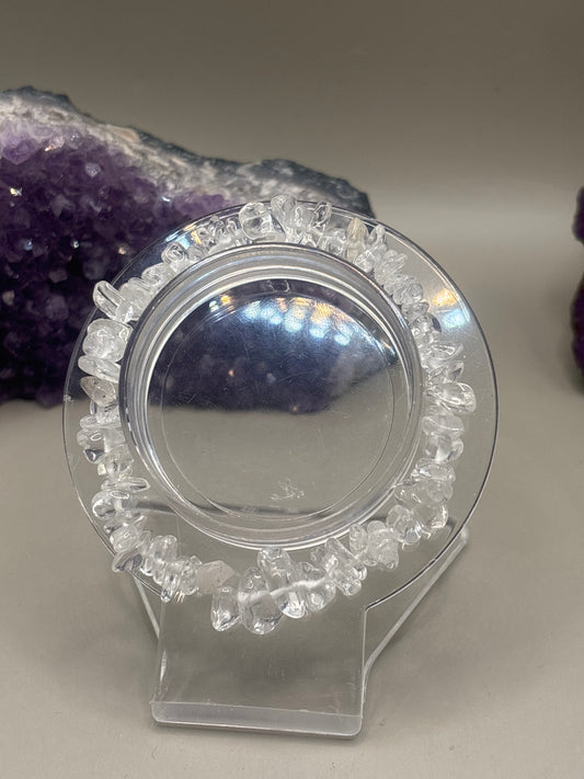 Bergkristall Splitterarmband