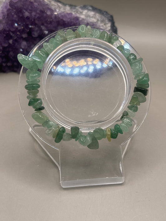 Grüner Aventurin Splitterarmband