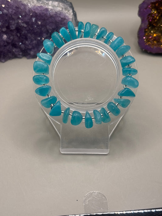 Türkis Splitterarmband