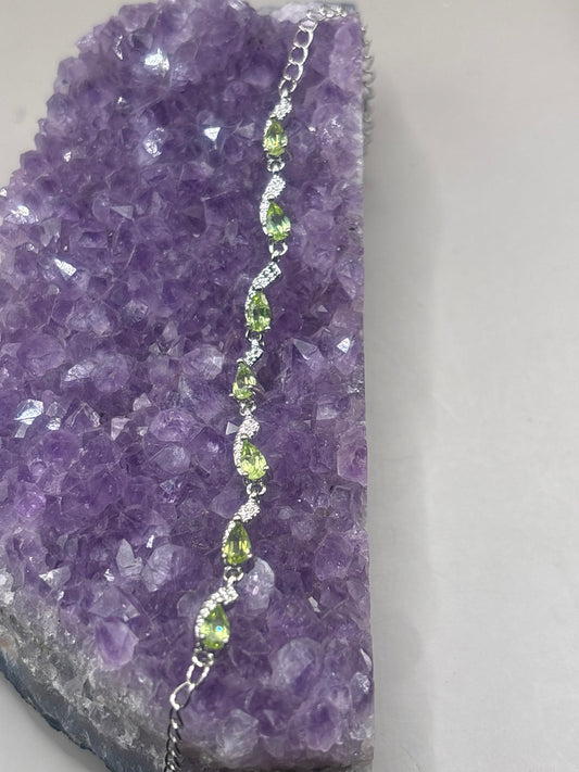 Peridot klassisches Design Armband