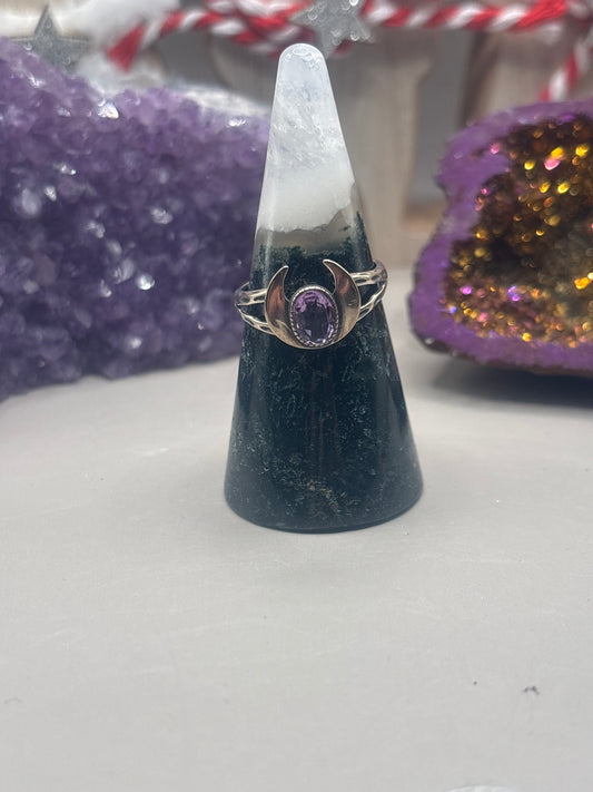 Amethyst Ring im Teufeldesign