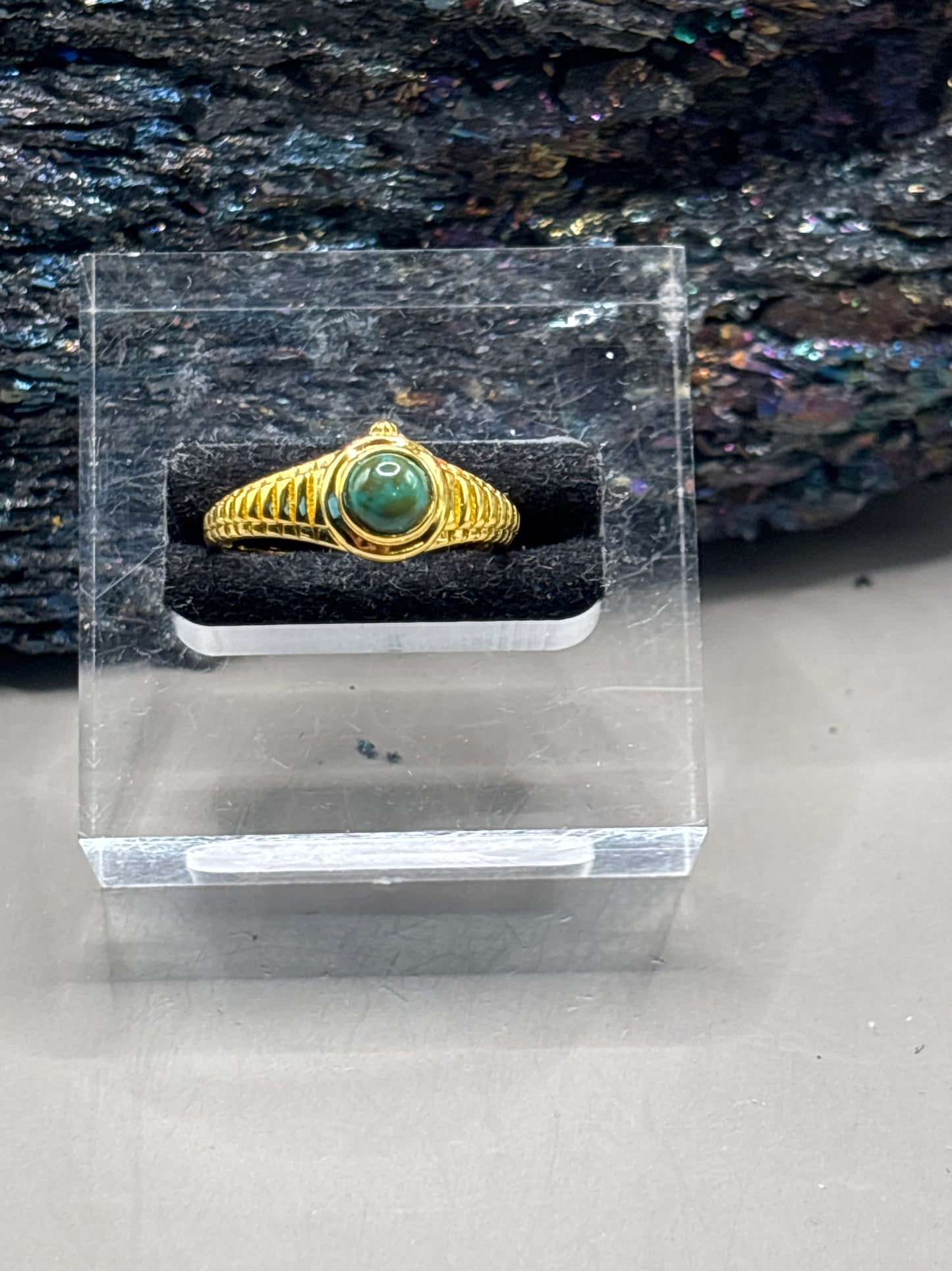 Türkis als Uhr Ring