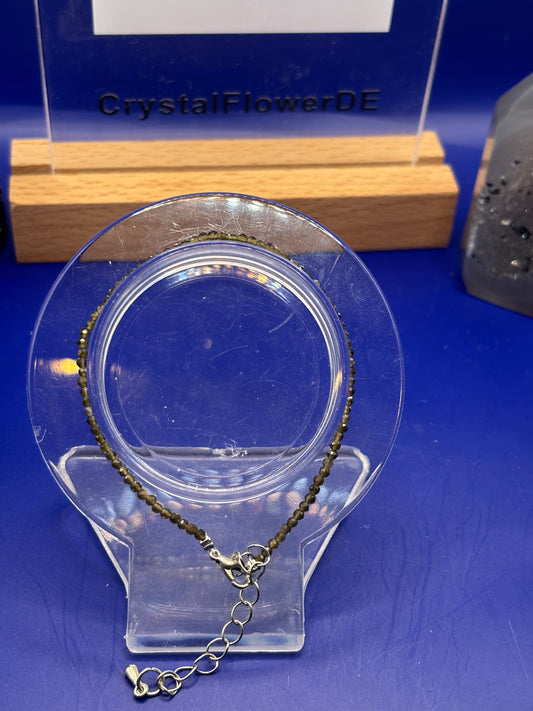 Gold Obsidian Armband