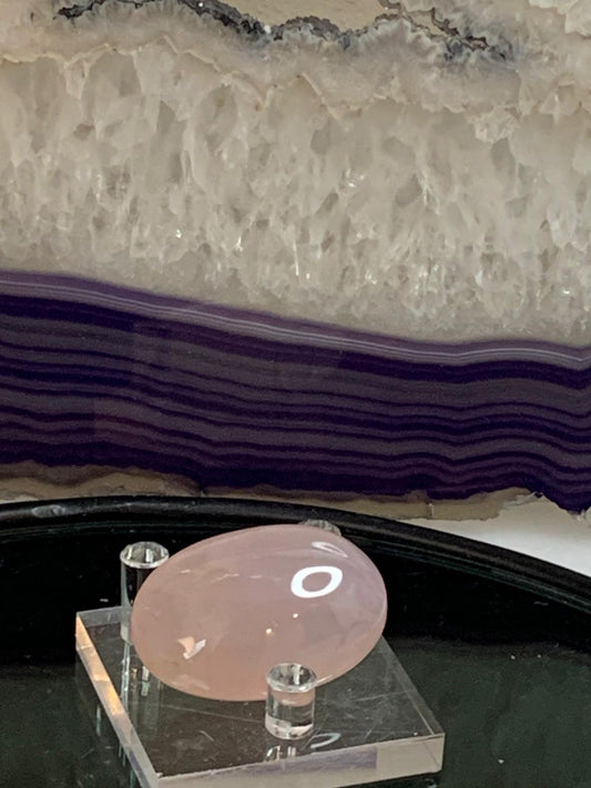 Rosenquarz Handsteine