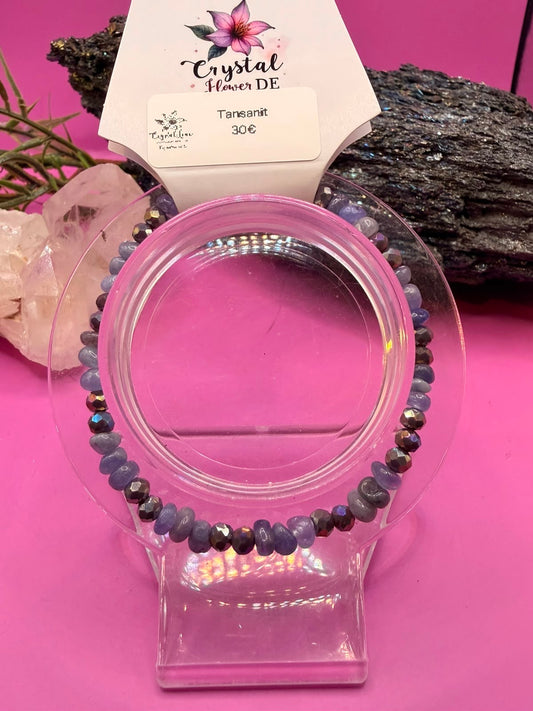 Tansanit Nugget Handmade Armband