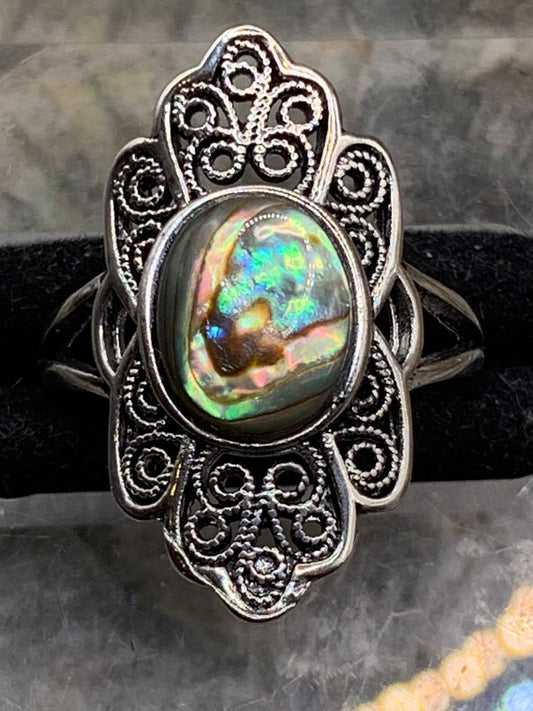 Ablone Ring im Vintagedesign