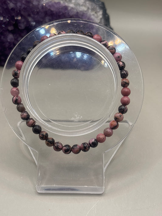 Rhodonit Perlenarmband