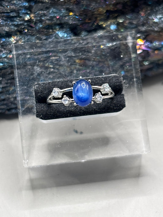 Kyanit schlichtes Design Ring