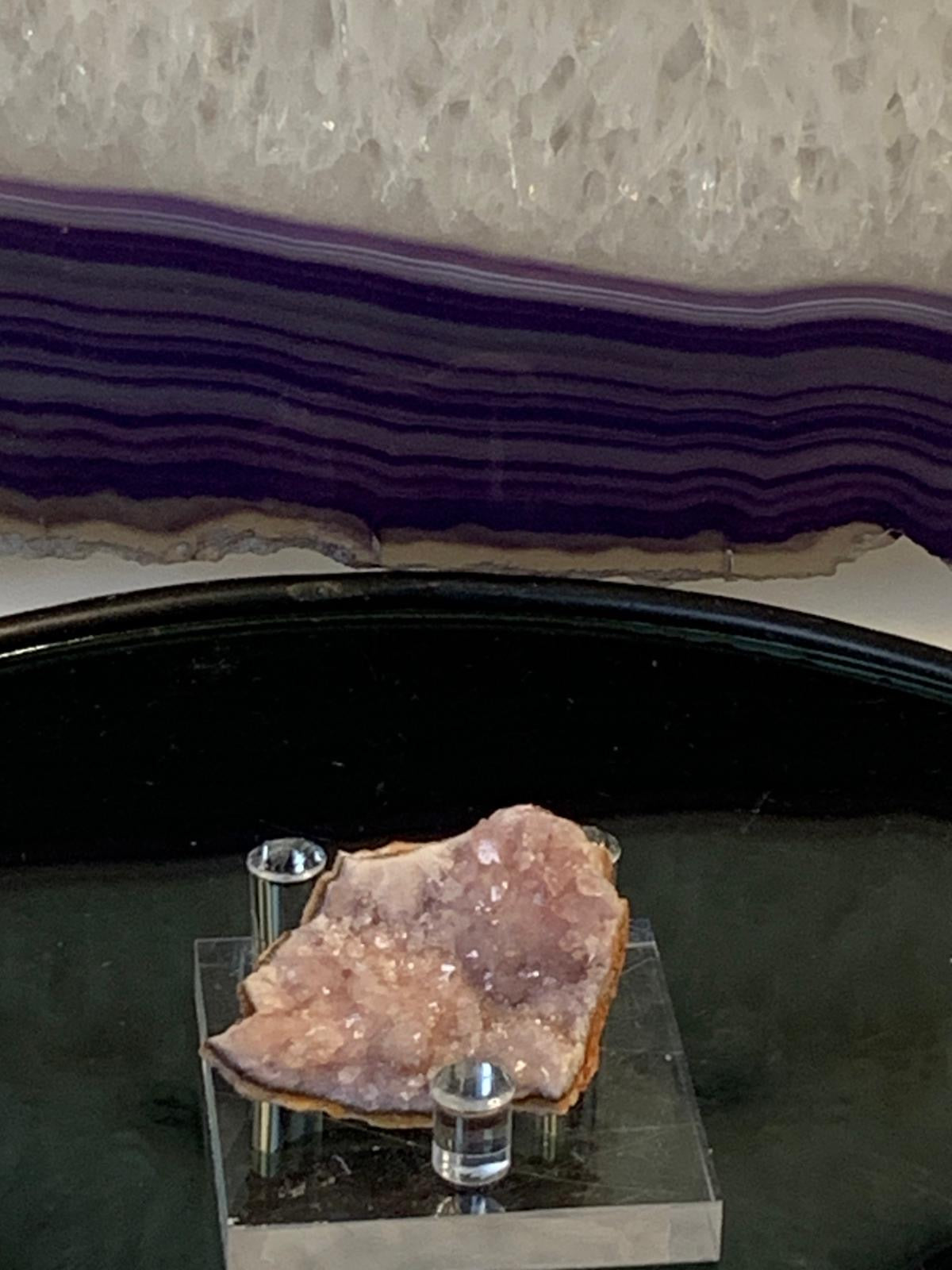 Pinkamethyst Rohstück klein