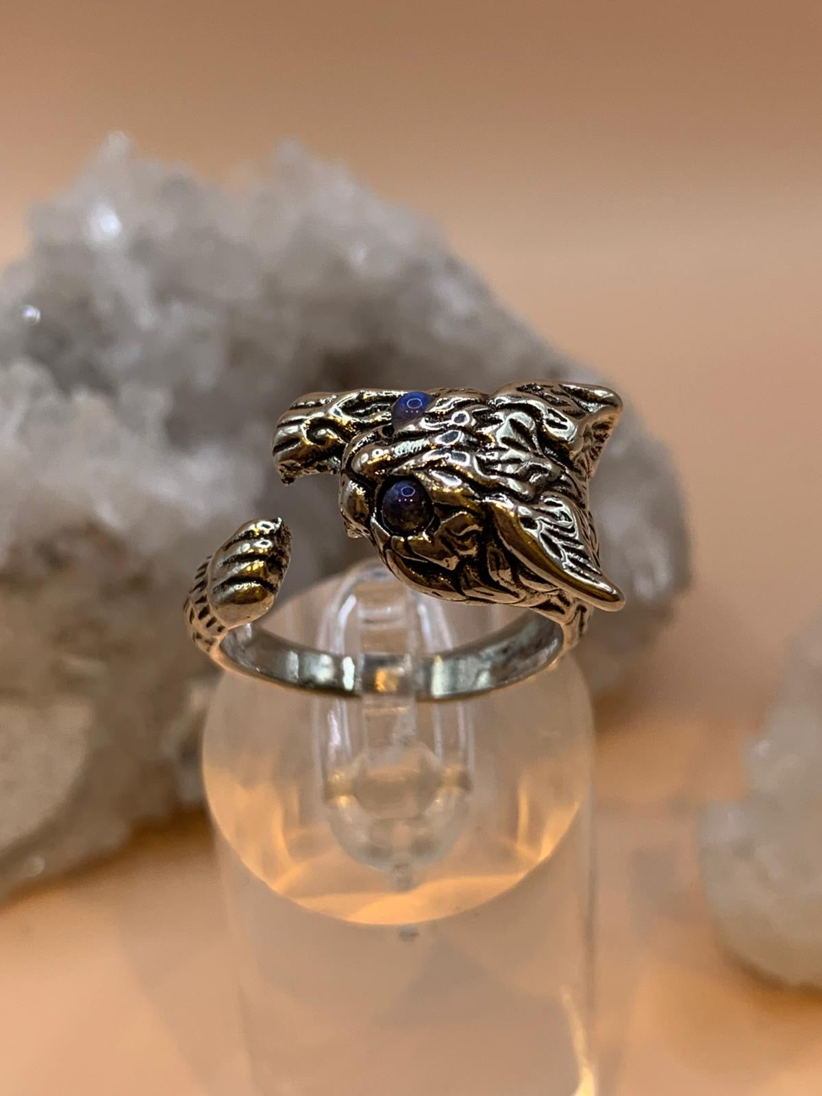 Labradorit Katze Ring