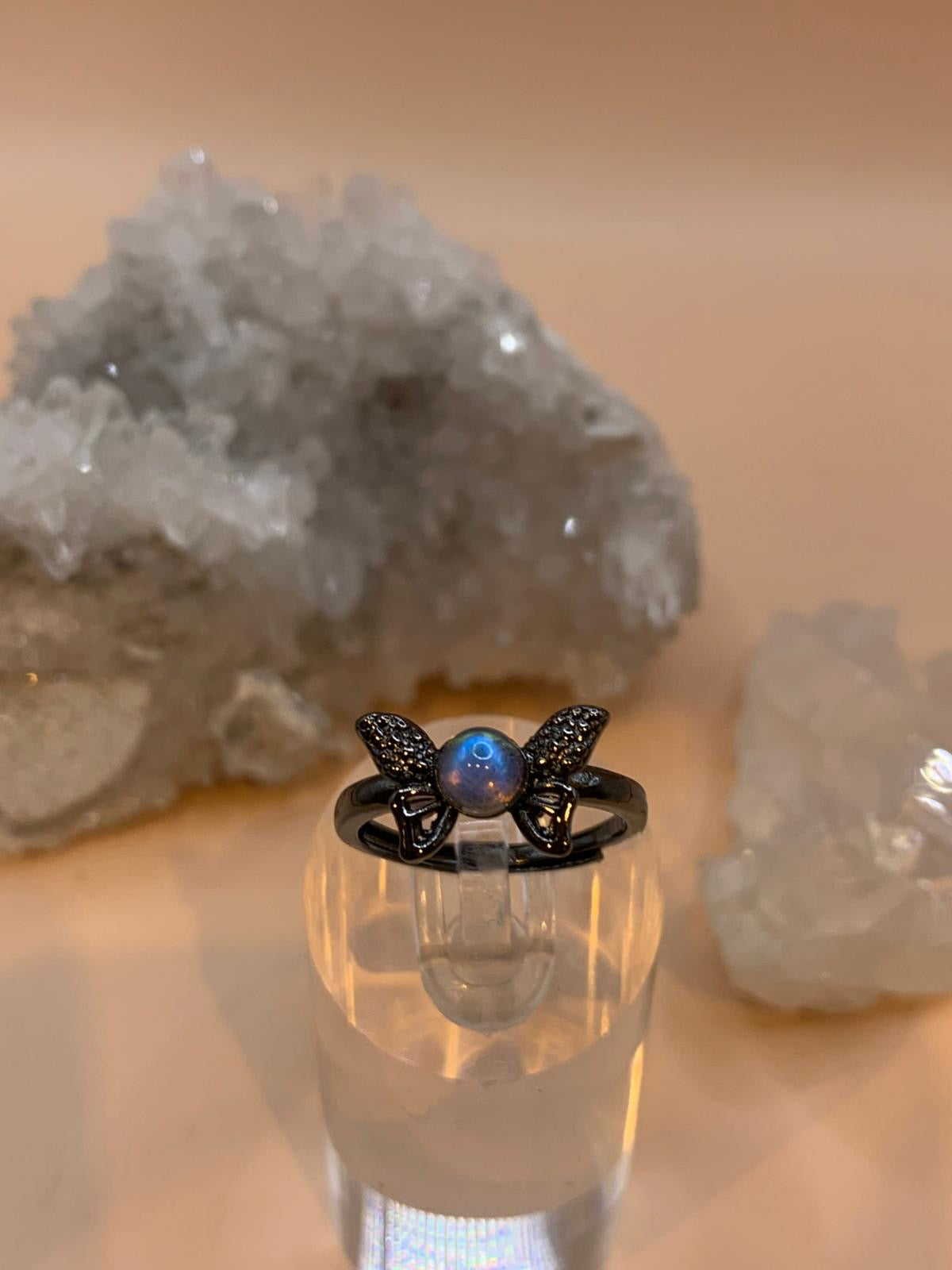 Labradorit Schmetterling Ring