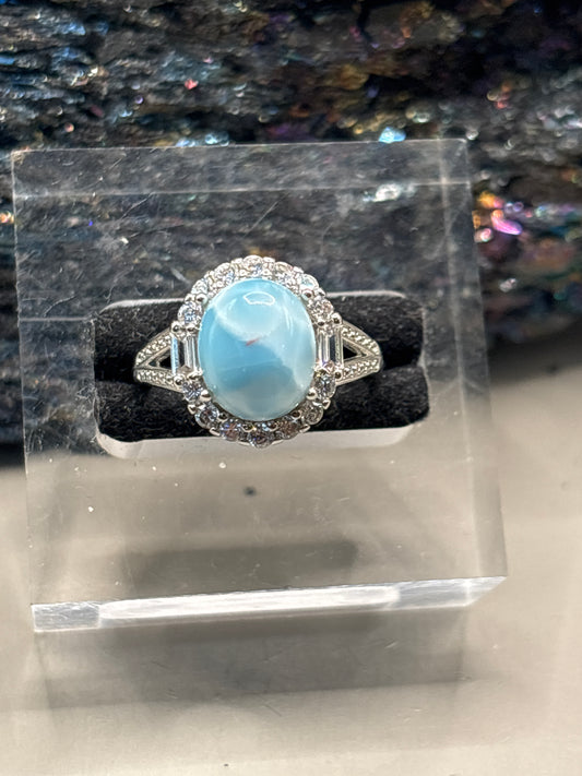 Großer Larimar Ring