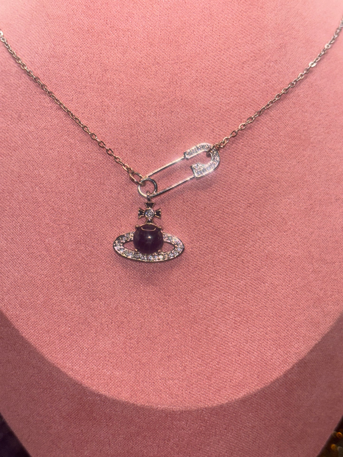 Amethyst Galaxie Kette