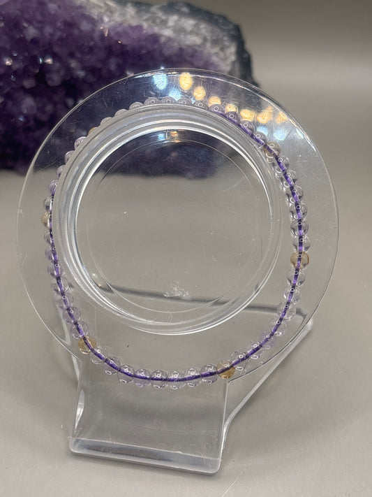 Ametrin Perlenarmband