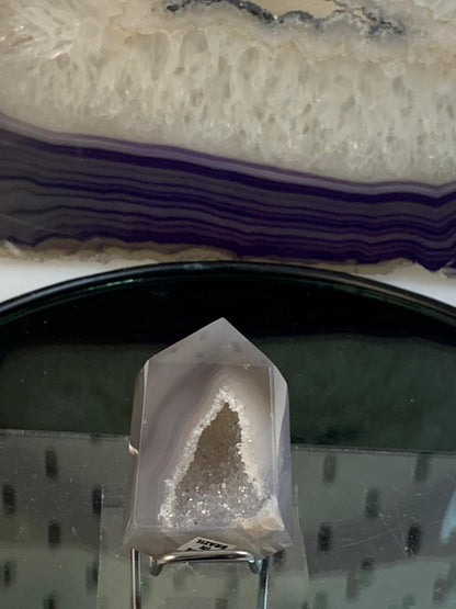 Achat Turm mit Druse