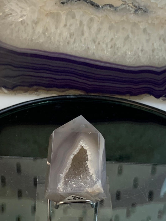 Achat Turm mit Druse