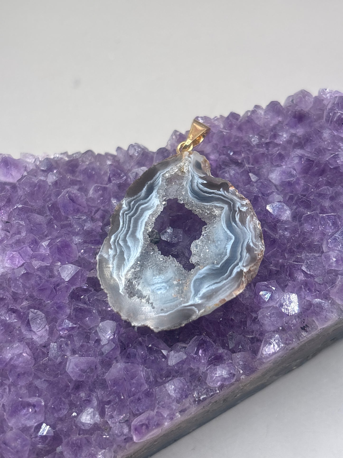 Achatgeoden Anhänger