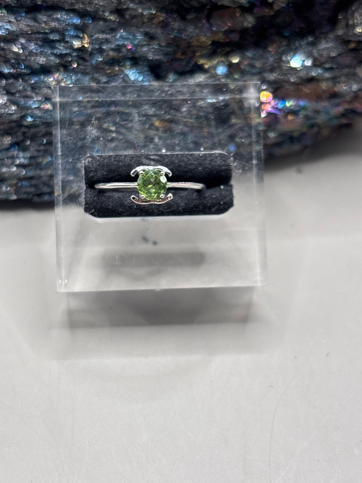 Peridot CC Design Ring