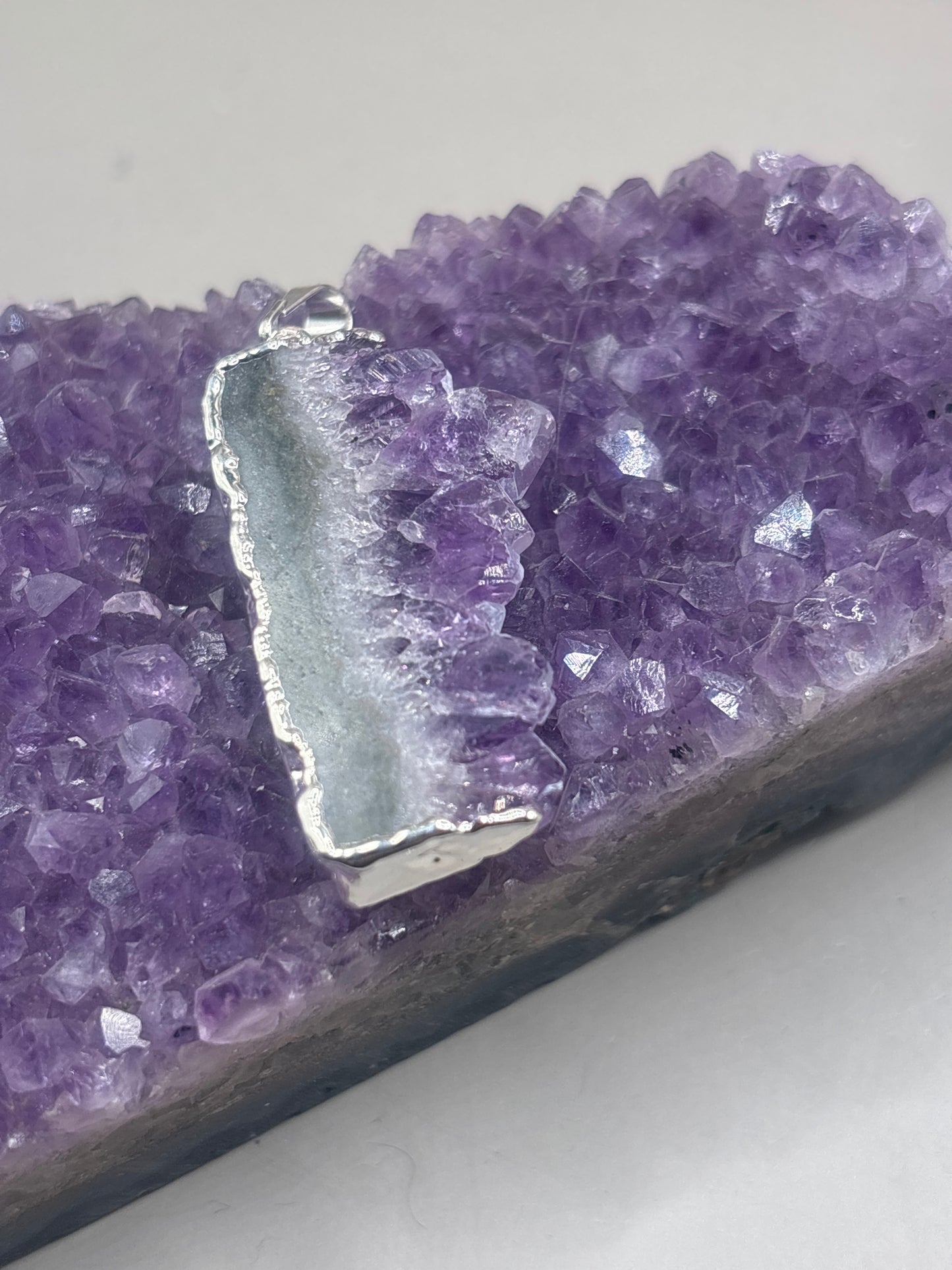 Amethyst Rohstein Anhänger