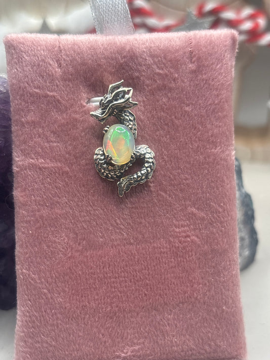 Opal Drachen Anhänger
