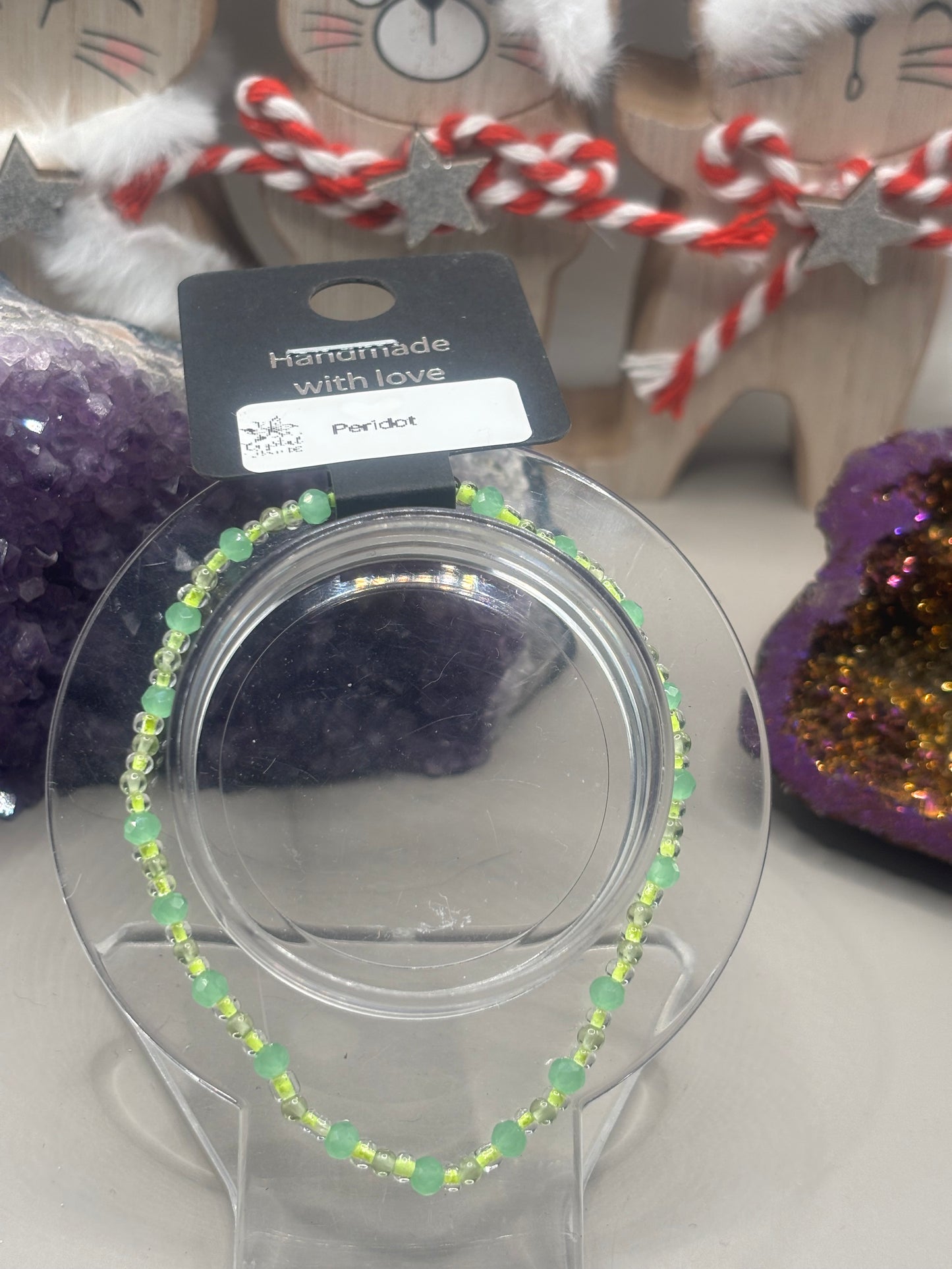 Peridot Armband Handmade