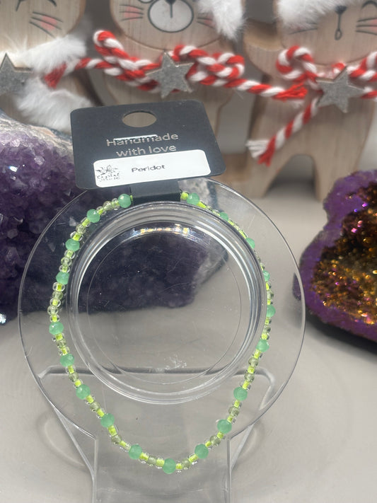 Peridot Armband Handmade