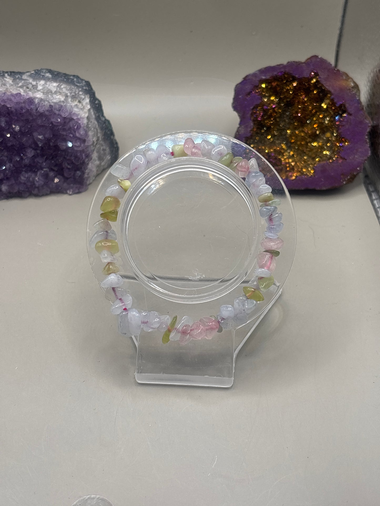 Morganit Splitterarmband